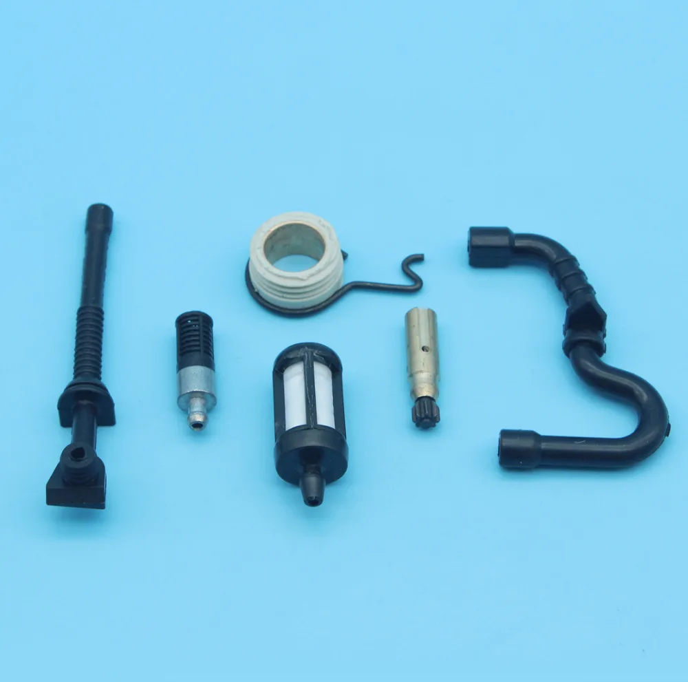 Oil Pump Worm Gear Fuel Oil Line Hose Tube W/ Filter Kit for STIHL 017