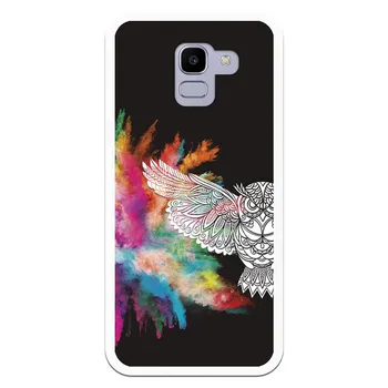 

Stand case costume drawing Owl WP006 for Samsung Galaxy J6 2018