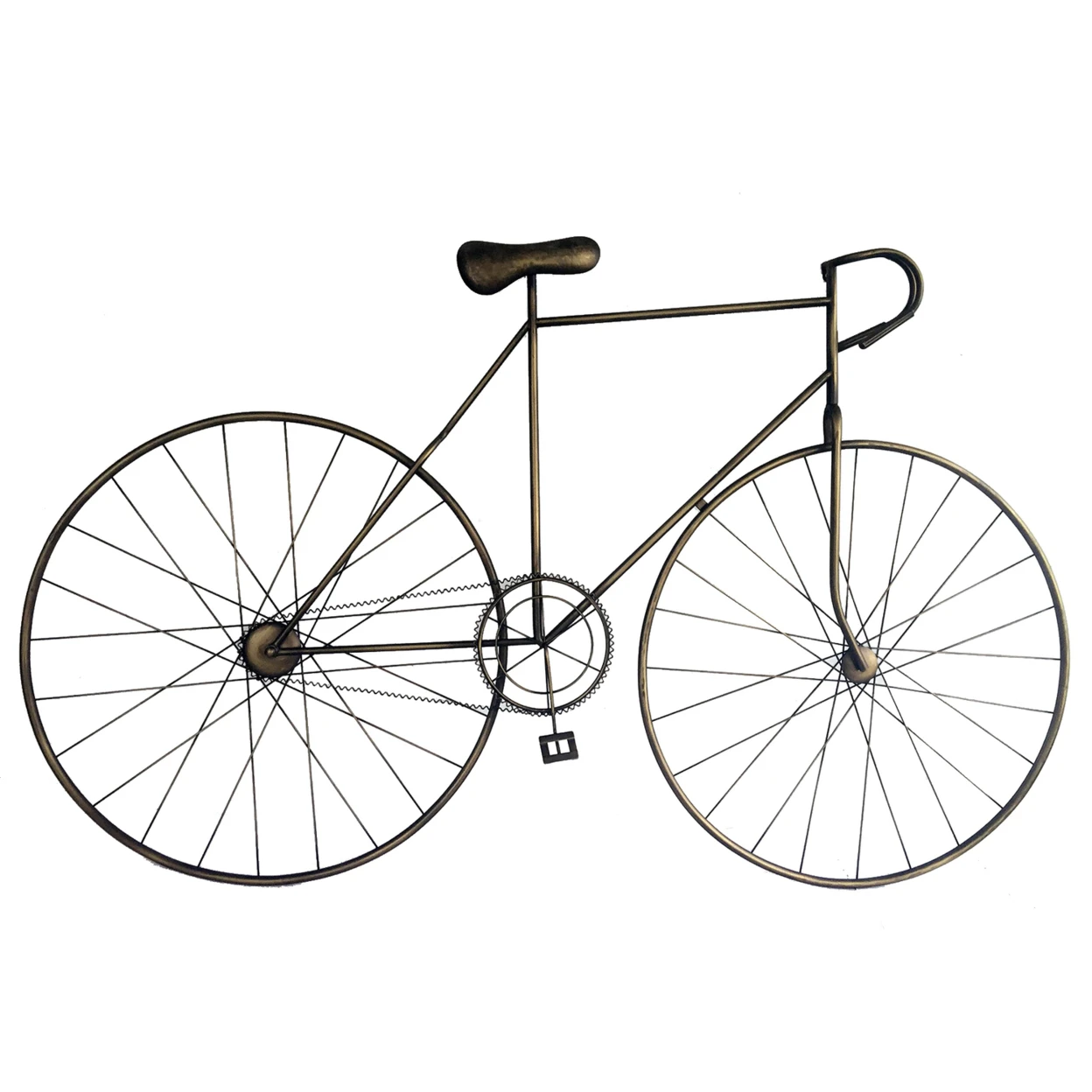 MCMILLAN BICYCLE WALL ART BRONZE
