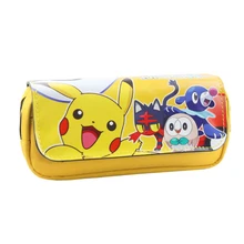 Любимый Детский чехол с Пикачу, кошелек для ручек, Женский косметички Тоторо, ручная сумка бумажник, длинный Чехол для макияжа с покемонами