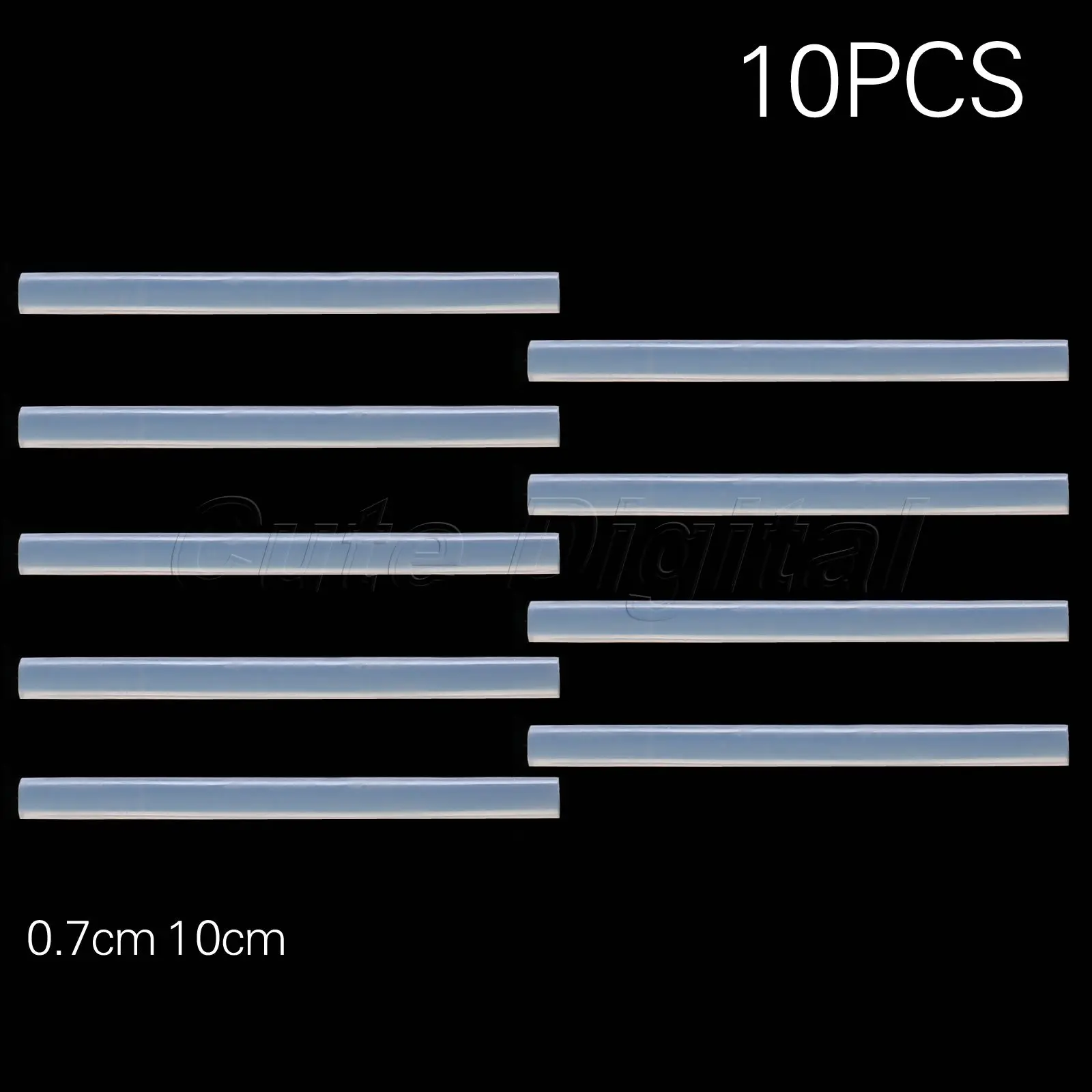 10 шт. пластиковые 7 мм x 100 мм прозрачные термоклеевые палочки для электрического клеевого пистолета автомобильный аудио ремесло клей общего назначения Инструменты для ремонта