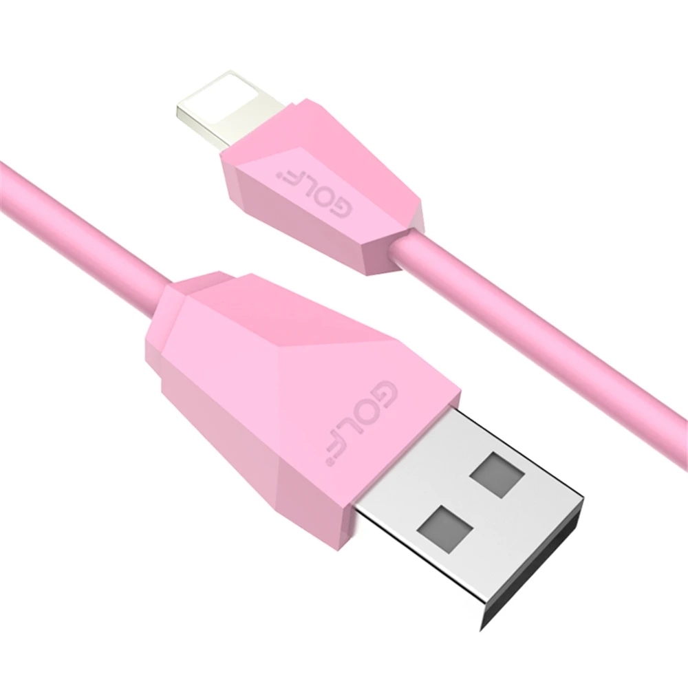 GOLF 1 м USB кабель для зарядки и синхронизации данных для iPhone 5S 5 6S 6 7 8 Plus Быстрая зарядка USB кабель для iPhone X XS Max XR SE Кабели для телефонов