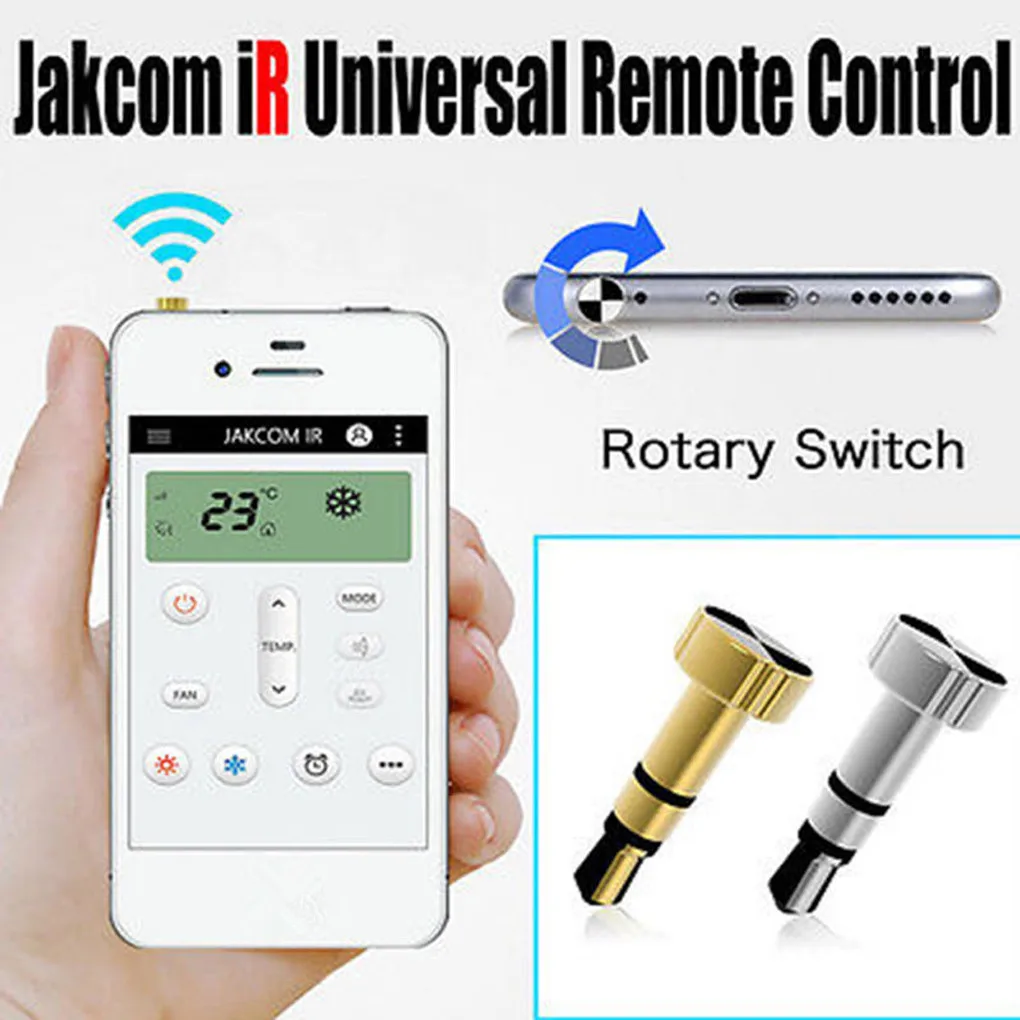 

IR Infrared Universal 3.5mm Plug RC Remote Control TV STB Air Conditioner for iPhone System Phone