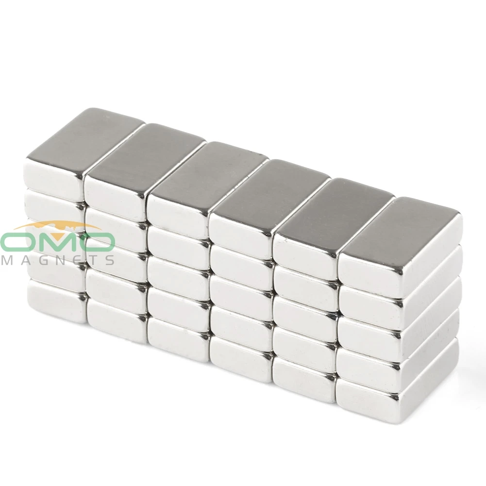 OMO Magnetics 30 шт. супер сильные блочные кубовидные Магниты редкоземельные неодимовые 18 мм x 10 мм x 5 мм N50