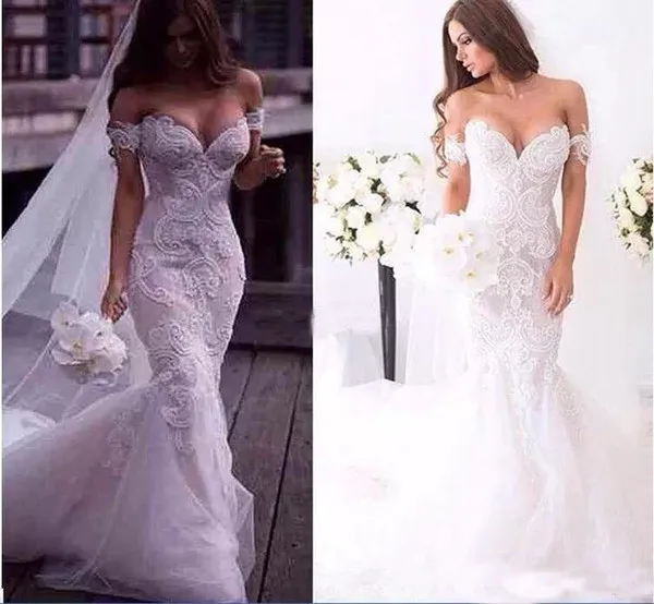 Свадебное платье русалки 2019 с открытыми плечами свадебное невесты Vestido de Novia robe