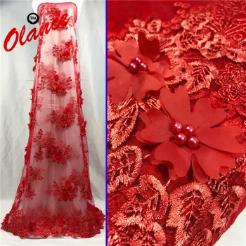 

For Sale! Great quality and wholesale Appliqued heart shaped flowers with same color beads ZF60 Free Shipping Tulle Lace Fabric