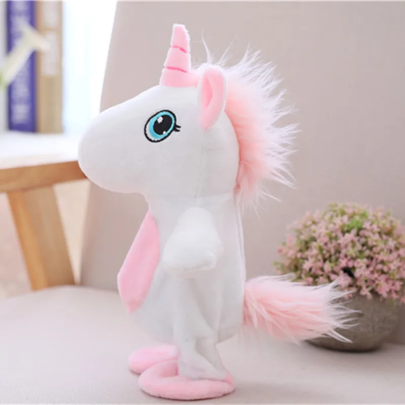 Miaoowa 1pc 18cm Kawaii Walking&Talking Unicorn Plush Toy Sound Record Plush Unicorn Stuffed Toys for Kids Birthday Gift Doll Miaoowa 1pc 18cm Kawaii Walking&Talking Unicorn Plush Toy Sound Record Plush Unicorn Stuffed Toys for Kids Birthday Gift Doll