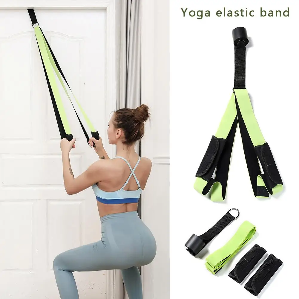 Yoga Stretch Belt Fitness Resistance Band Set Hip Movement Tension With