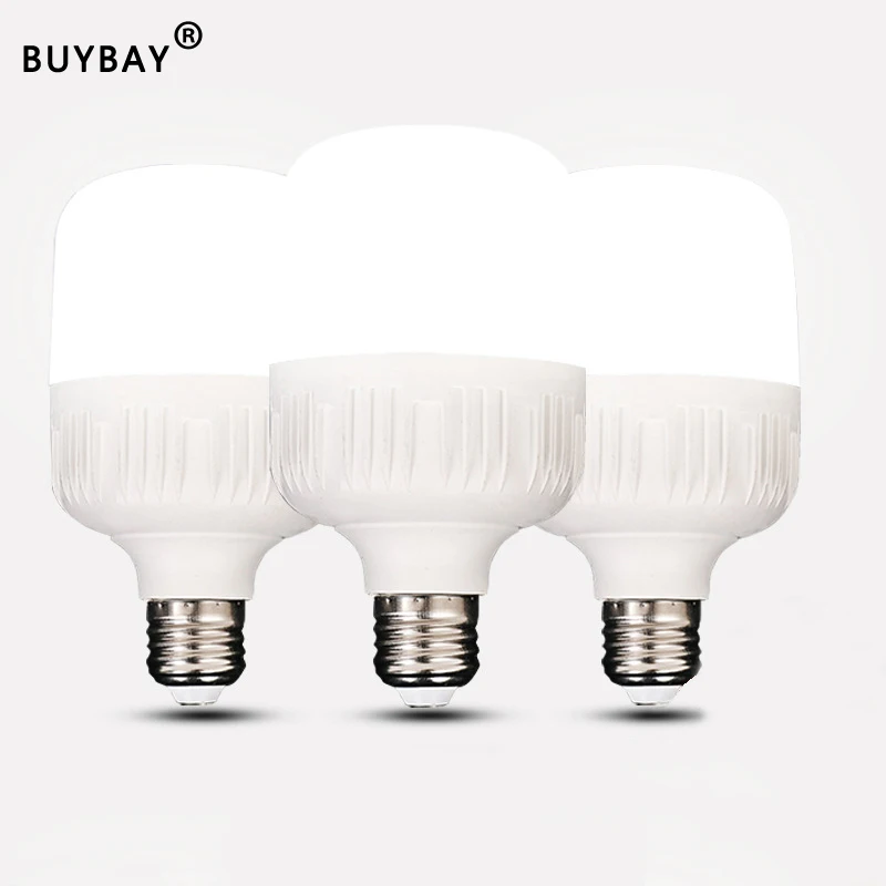 BUYBAY высокое Яркость E27 светодиодный лампы 220 V Светодиодный лампочки 5 W 13 W 18 W 9 W Smart IC Мощность лампада энергосберегающее освещение для дома