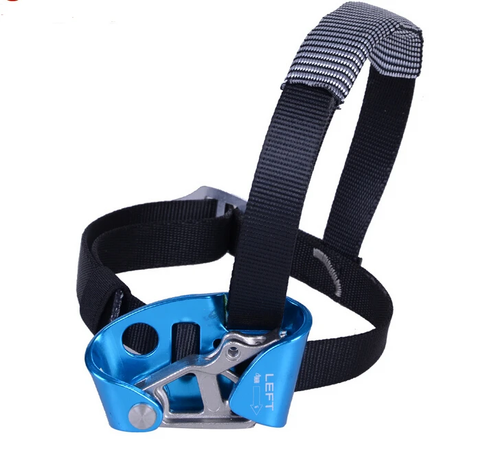 

Left Foot Climbing Risers Mountaineering Ascender Rescue Accessory Top Anti-dropping Protector for 8-13mm Rope