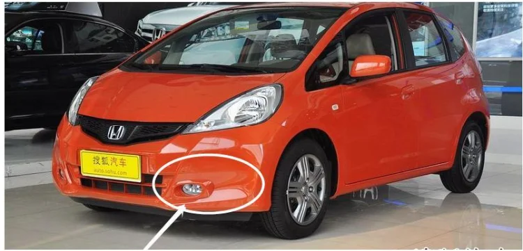 AKD 2 шт. светодиодный фонарь дневного света для HONDA Fit Jazz 2011 2012 2013 желтый сигнал поворота функция 12 В автомобиля DRL противотуманная фара украшение