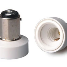 10 шт. BA15D для E12 конвертер лампового адаптера BA15D мужчина к E12 женский держатель для лампы адаптер конвертер