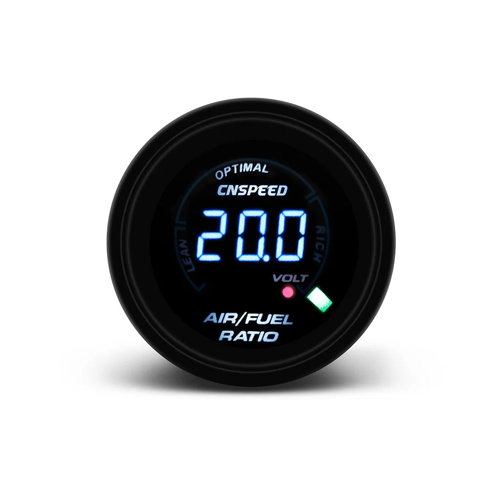 CNSPEED 52mm 20 Leds Digital Car Air Fuel Ratio Gauge Racing Air Fuel Meter Indicator Smoked 12V Car Meter TT101345 CNSPEED 52mm 20 Leds Digital Car Air Fuel Ratio Gauge Racing Air Fuel Meter Indicator Smoked 12V Car Meter TT101345