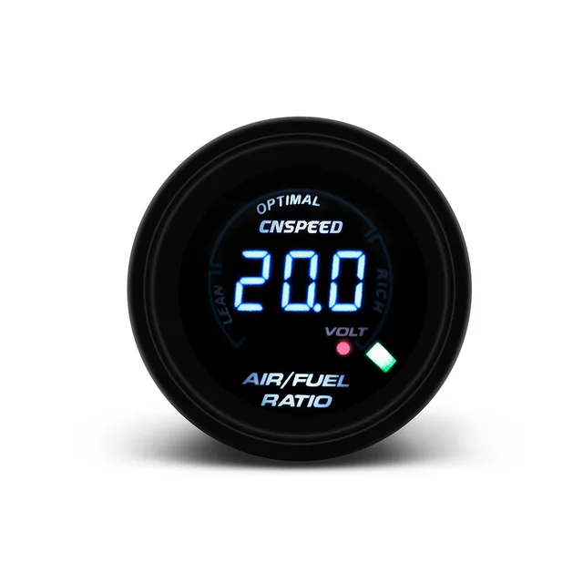 CNSPEED 52mm 20 Leds Digital Car Air Fuel Ratio Gauge Racing Air Fuel