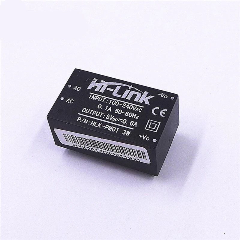 HLK-PM01 3W ультра-малой мощности модуля 220v 5v AC-DC изолированный импульсный источник питания светодиодного табло