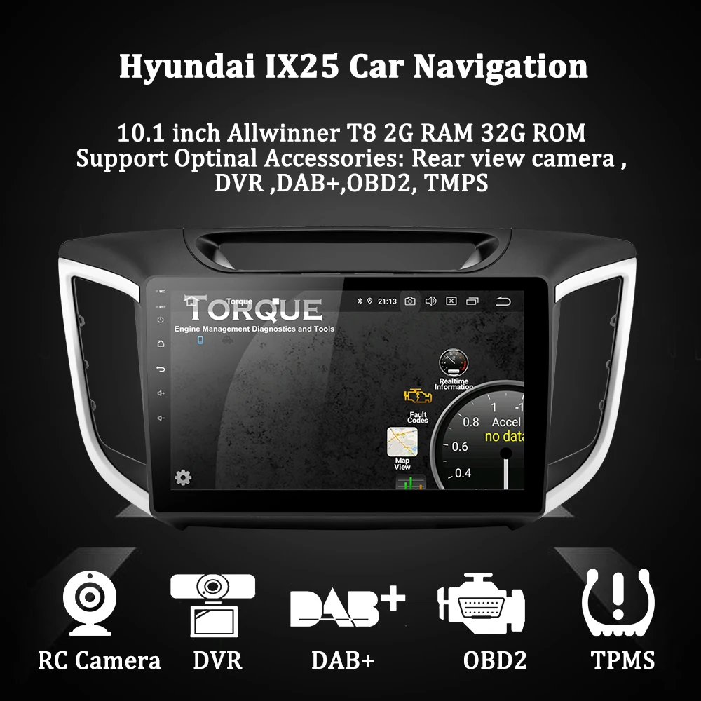 Excellent AUTOTOP 2 Din Android 8.1 Creta Multimedia For Hyundai Creta IX25 Navigation 2011-2018 Car DVD GPS Radio Stereo Audio IX25 Creta 7