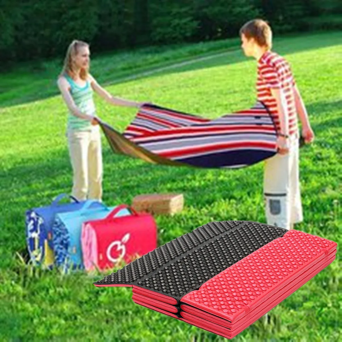 Открытый походный коврик Сверхлегкий пенопластовый коврик для пикника складной коврик для яиц пляжный коврик палатка коврик для сна влагостойкий туристический матрас