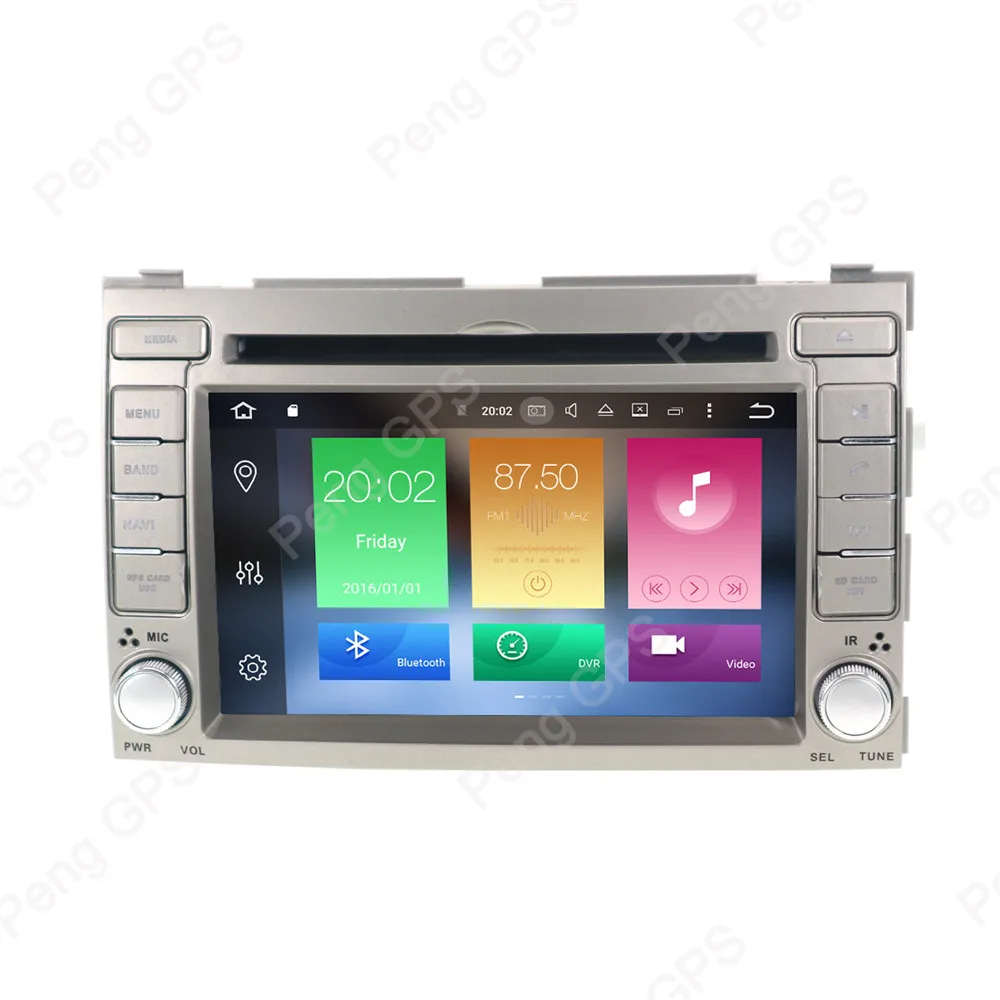 Top 2 Din Android 8.0 Car CD DVD Player 8Core GPS Navigation for Hyundai I20 2008-2013 Stereo 1080P HD Screen Autoradio Headunit FM 1