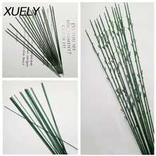 50 шт./лот 17/40/46 см Пластик стебель цветка композиция искусственный цветок головным аксессуаром, ветви цветочный изделия ручной работы для свадебного декора