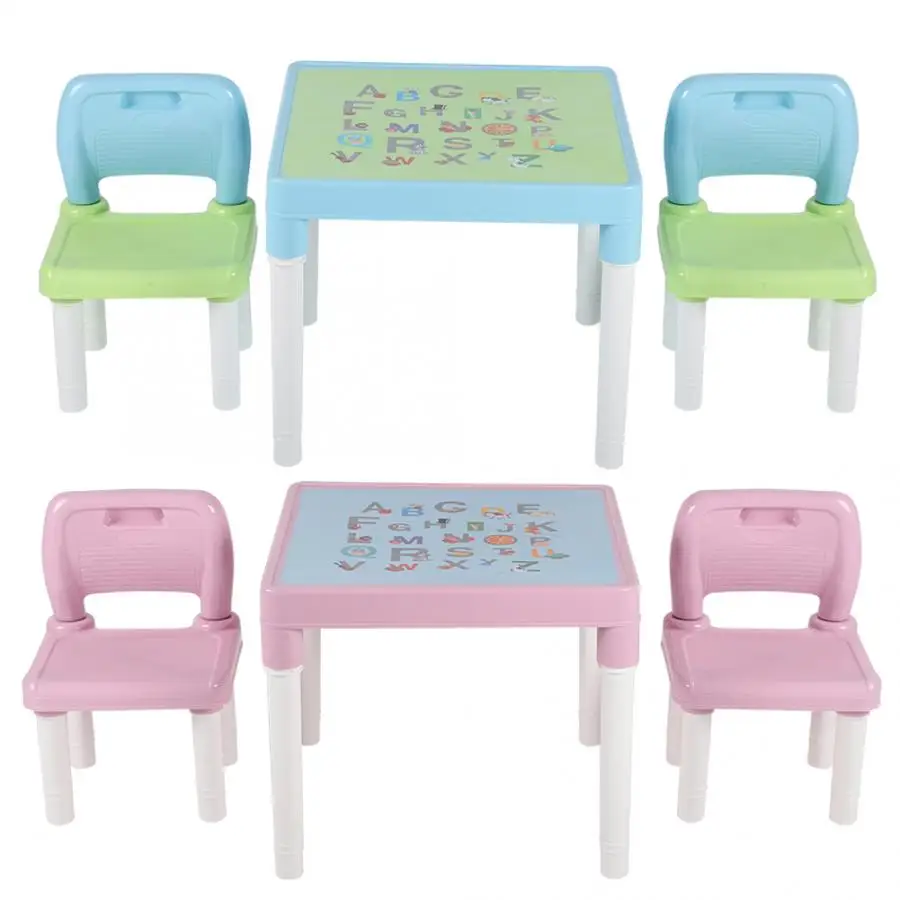 kids plastic table and chair set