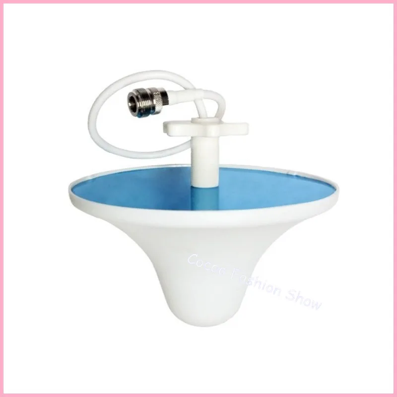 

Free shipping 2PC / lot 800-960MHz/1710-2500Mhz 6dBI Omni Ceiling Antenna for 3G GSM CDMA WCDMA DCS Repeater Booster amplifier