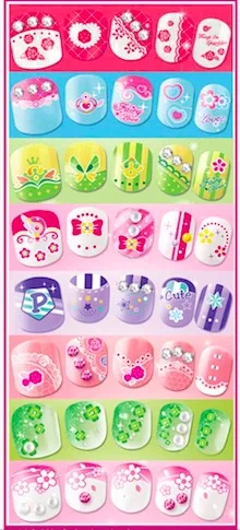 Kawaii Коробки Nail Art патч стикеры сделай сам набор игрушек для детей платье ручной работы для детей игрушки подарок для девочек Красота Fastion горячие игрушки - Цвет: Flower Fairy Set