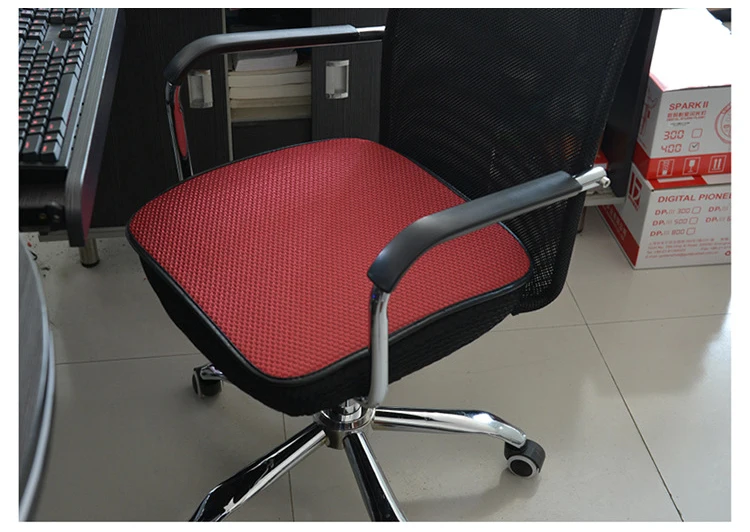 1 шт. O SHI Автомобильная шелковая подушка для сиденья автомобиля очень дышащая Автомобильная квадратная передняя крышка для сиденья классный коврик для сидений офисное домашнее кресло