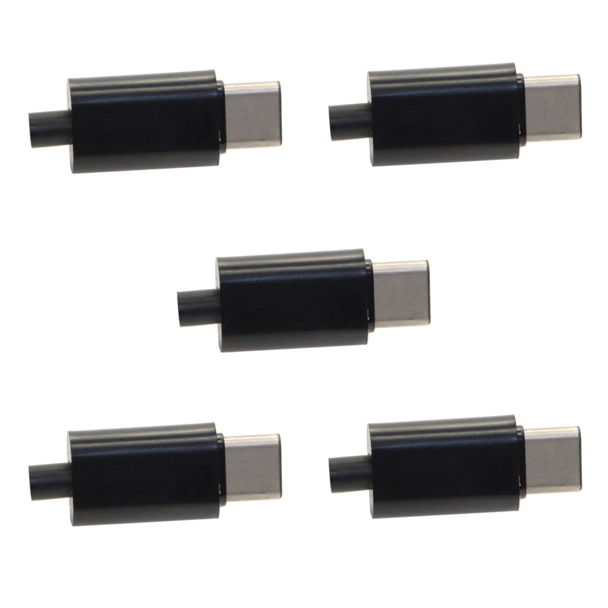 Кабель 5 шт. DIY 24 Pin USB 3 1 Type C штекер разъем SMT Тип с черным корпусом|Компьютерные