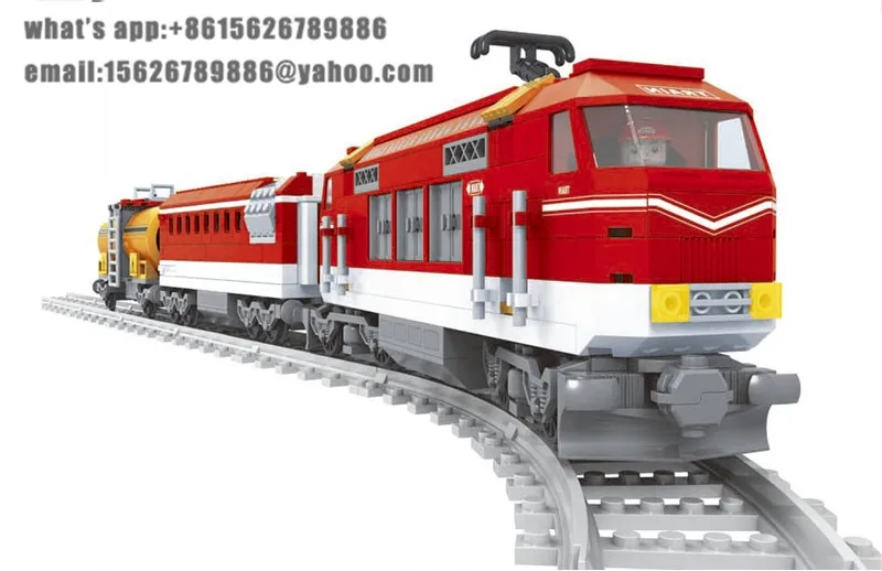 Ausini building block set compatible with lego transportation train 010 3D Construction Brick Educational Hobbies Toys for Kids block-set : image Ausini building block set compatible with lego transportation train 010 3D Construction Brick Educational Hobbies Toys for Kids block-set