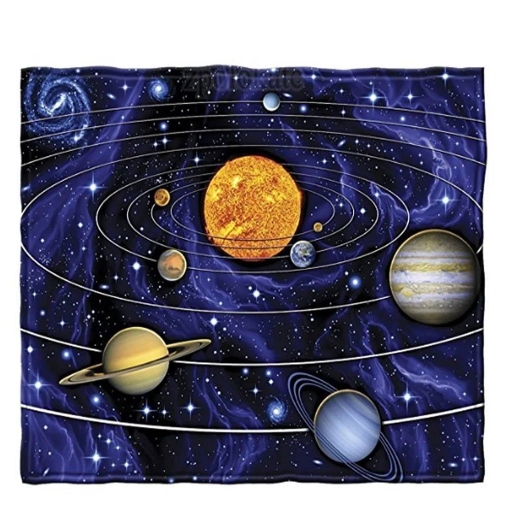 Solar System Throw Blanket | Дом и сад