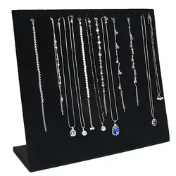 Цепочки и ожерелья торговая стойка для подвесок Для женщин Органайзер-держатель ювелирных изделий чехол для хранения витрина для