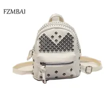 Hohe Qualität Mini Nieten Rucksack Für Frauen Teenager Mädchen Niedliche Rucksack Mochila Escolar Para Las Mujeres Feminina