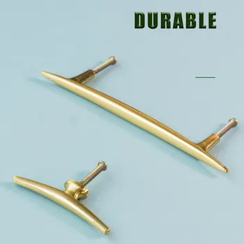 

Golden Nordic Wardrobe Door Bedside Table Wine Cabinet Handle Modern Minimalist Cabinet Pull Drawer American Shoe Locker Knob
