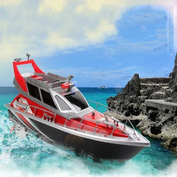 

Remote Control Boat four-way charging children Remote Control Model Toy Speedboat Patrol Craft Outdoor Remote Control Boat Toy