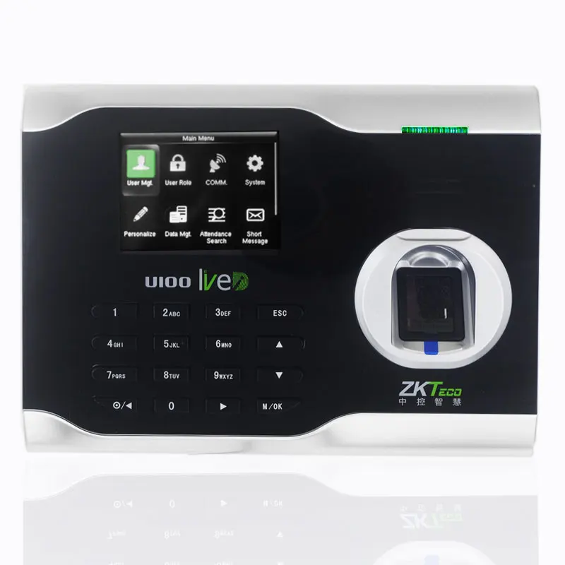 Employee Working Time Attendance Linux System Free Software ZKTeco U100