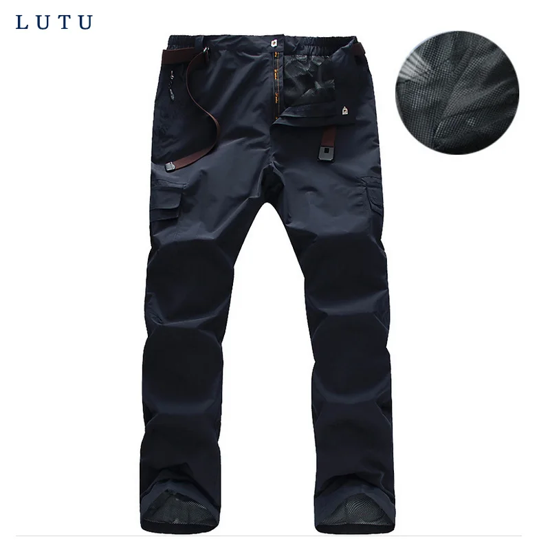 

HOT 2016 Outdoors Summer thin breathable Net Quick Dry Slim Fit Wear-resisting Waterproof Bottoms Camo Tactical Trousers Men
