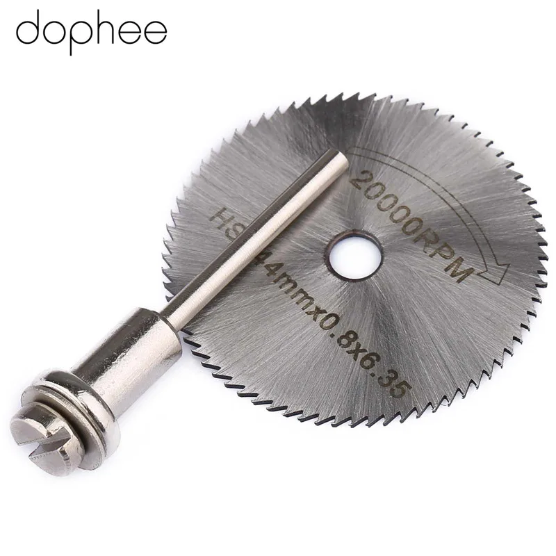 Dophee 1 шт. вращающиеся инструменты из стали диск с круговой обрезкой оправкой для