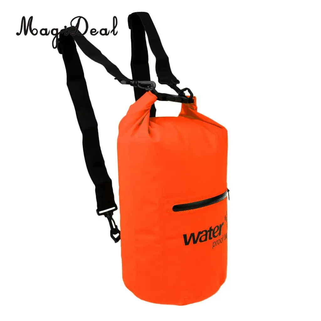 MagiDeal Marine Waterproof Dry Bag Swim Rafting Kayaking Sailing Canoe Backpack 10L  for Camping Fishing Boat Dinghy Accessories