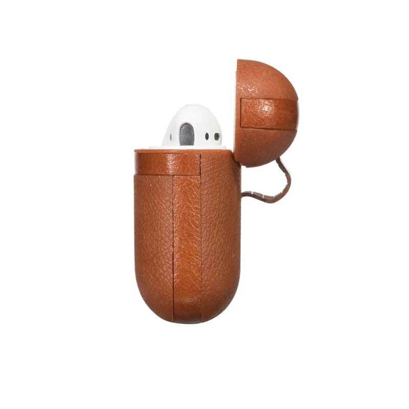 2 IN 1 Aipods Case For Apple AirPods Case Cover Wireless Earphone Protective Cases For Air Pods Leather + TPU Erpods Skin Covers (29)