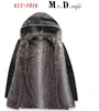 El envío libre 2022 hombres del invierno wadded chaqueta engrosamiento lana abrigo con una capucha chaqueta wadded prendas de vestir exteriores larga delgada gran tamaño m-XXXL ► Foto 3/6