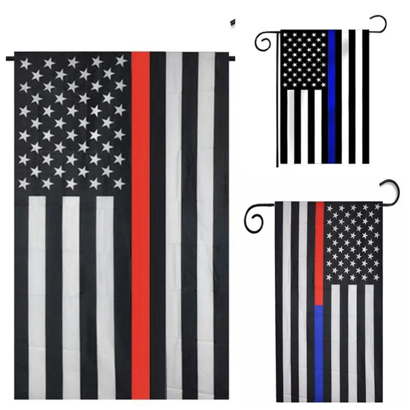 45*30cm Thin Line Law Enforcement Garden Flag American Flagin Flags