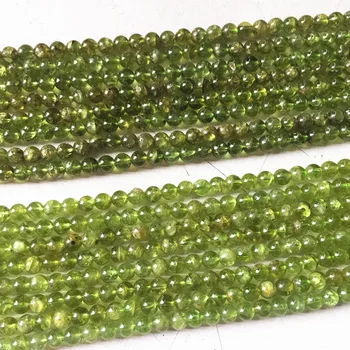 

Natural Olivine Peridot Stone beads Not Glass 100% Natural Color 39 cm long 4 mm 5 mm Bead Great For Diy Making Jewelry