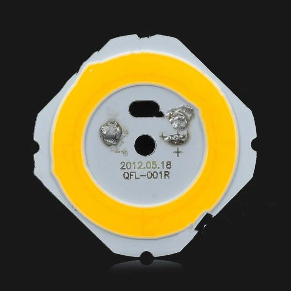 Cuddle QFL-001R_7W_650lm_3300K_Warm_White_Light_COB_LED_-_Yellow_+_White_(DC_25~26V) | Электронные компоненты и