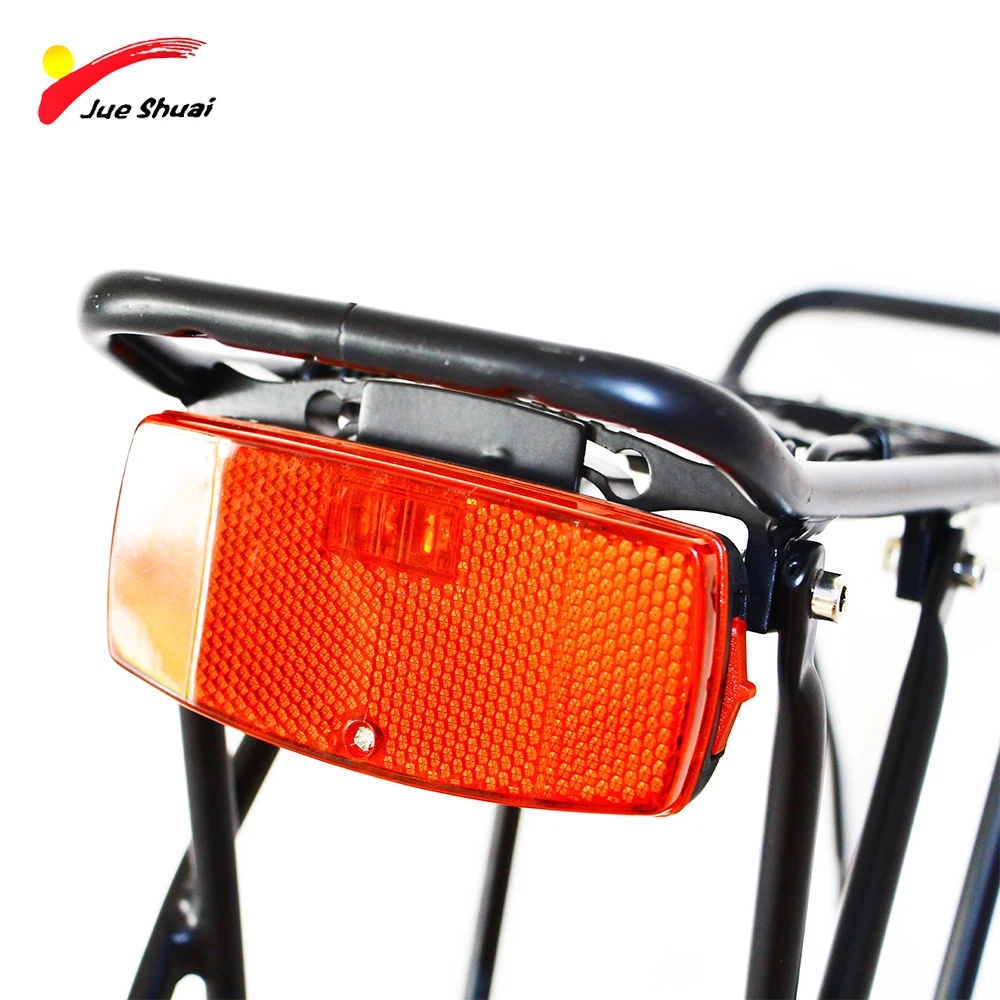 Best JS Leds Red Bicycle Rear Light Bike Rear Rack Light Lamp Battery Cycling Bicycle Accessories MTB Led Bike bisiklet aksesuar 3