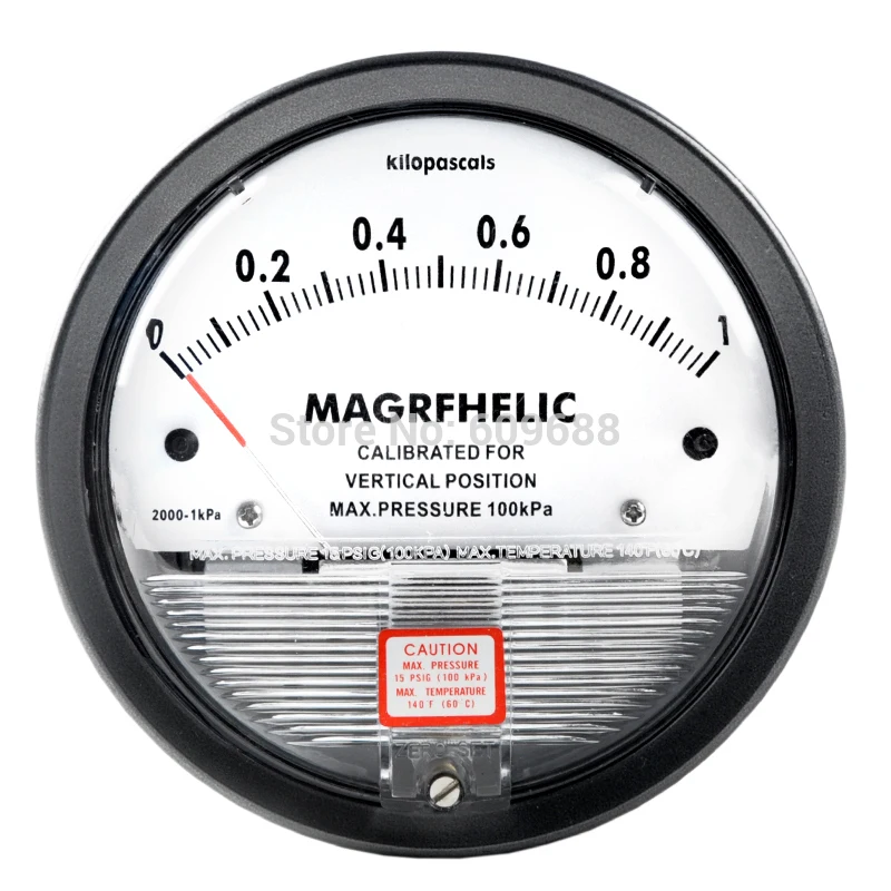 All Specifications TE2000 micro differential pressure gauge pressure