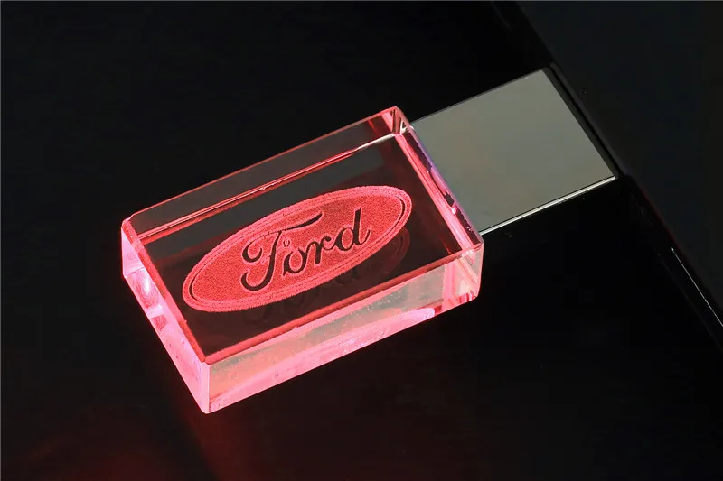 JASTER Ford crystal+ металлический USB флеш-накопитель 4 ГБ 8 ГБ 16 ГБ 32 ГБ 64 ГБ 128 Гб Внешняя карта памяти u диск