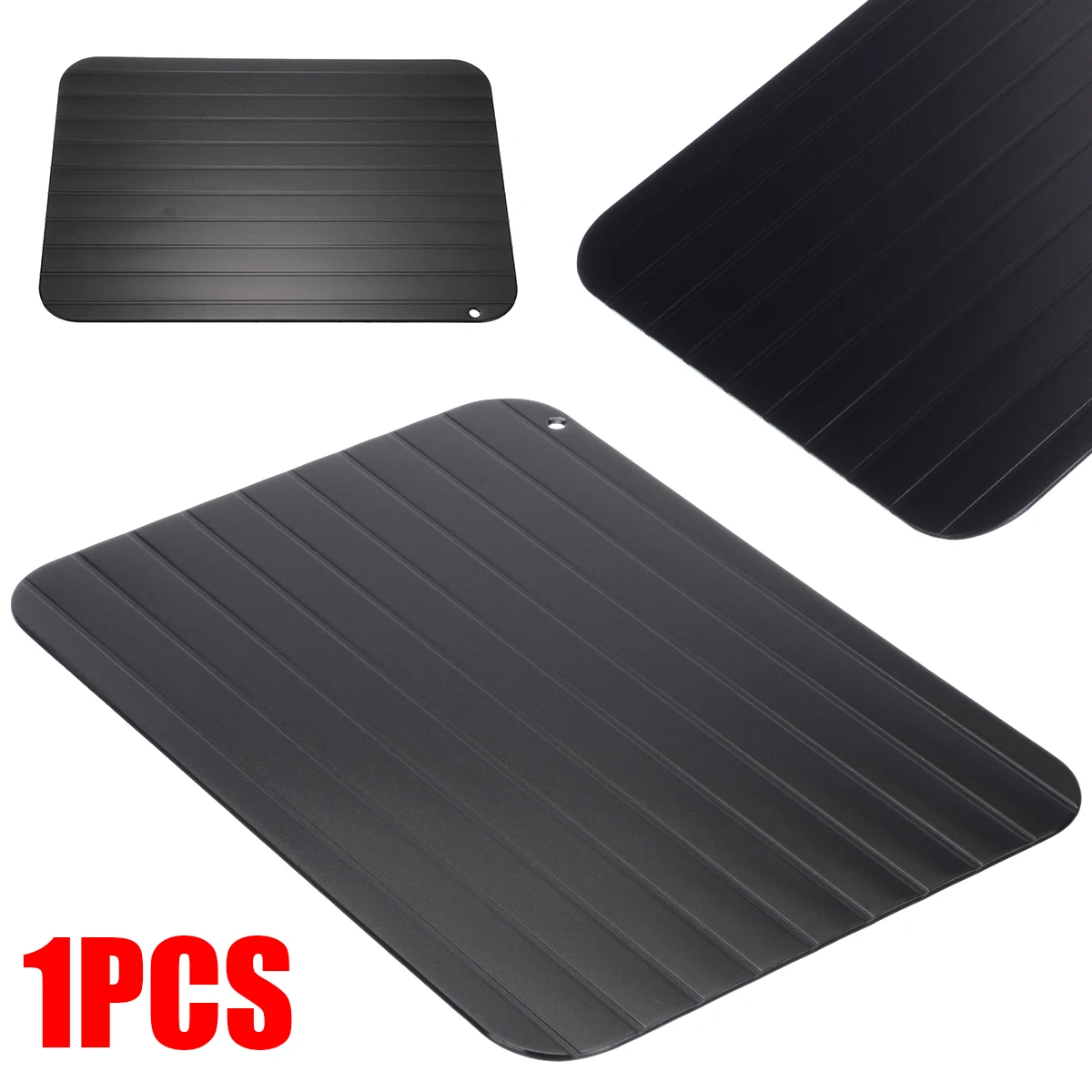 1pc Fast Defrosting Meat Tray Aluminum Rapid Thawing Trays Practical For Frozen Food Meat 23 x 16.5cm Kitchen Accessory