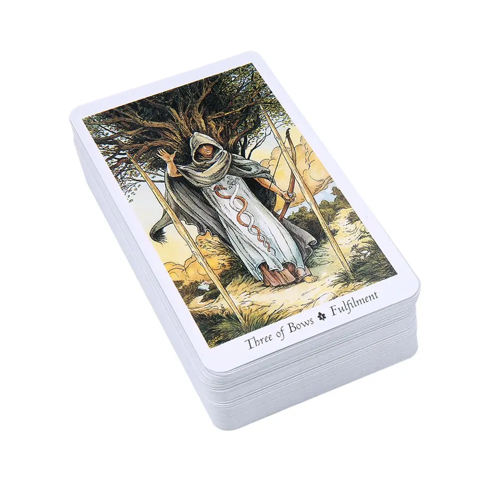 Волшебная дикая древесина Таро Чтение Fate Tarot карточная игра для личного использования настольная игра 78 карт колода и руководство