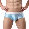WOXUAN Brand Man Sexy Silk Slips Mini Boxers Shorts Underwear Gay Male Bulge Pouch Trunks Panties Underpants ► Photo 1/6