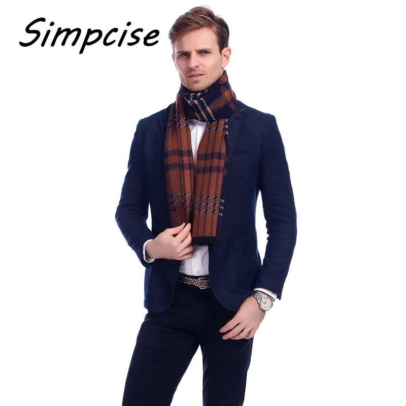 head scarves for men New Design Plaid Adult Fashion Viscose Blend Soft Bufandas Winter Scarf  Warm Winter Scarves A3A18927 best scarves for men